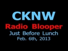 First Ever!!! CKNW Radio Blooper Caught on Tape- The Bill Good Show - Funny