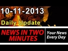 News In Two Minutes - Earth's Core Changing - US Default Plans - Typhoon Nears India - Radiation