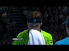 Tennis Highlight: David Ferrer's Hot Shot Against Tomas Berdych in London