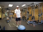 Golf Strength & Fitness - Squat on Bosu Ball with medicine ball