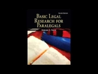 Basic Legal Research For Paralegals