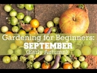 Gardening for Beginners: September Early Autumn