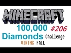 Minecraft #206 - 100000 DIAMONDs Challenge S2 - Technic/Tekkit -.