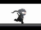 Audio Ninja - Ninjipu - Run Cycle - Animation