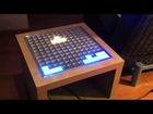 Interactive RGB LED Table from Ikea Lack side-table