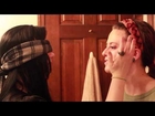 Blindfold Makeup Challenge! Part 1 | Hannah Vs. Jade