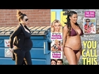 Kim Kardashian pregnant belly photo | Kanye West Kim Kardashian baby bump video - Photoshop tutorial