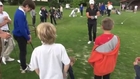 Clément Bérardo golfeur pro du circuit Européen a enchanté les jeunes du Roncemay