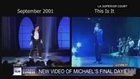 Compare Michael Jackson in 2001 to 2009