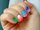 Cómo hacer efecto degradado en las uñas _ how to ombre gradient fading effect on nails