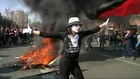 Chilean demonstrators clash with police