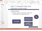Class 11-A-Customer's item cross reference in sales order